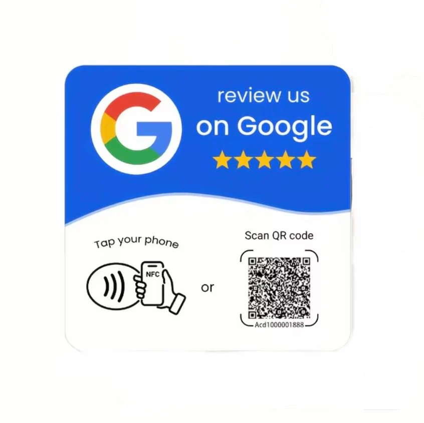 Revly NFC Bewertungskarte